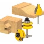 Fresa Madera Puertas Marcos Paneles Vástago 1/4 Mod.l