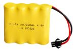Batería Aa De Níquel Cadmio De 4,8 V Y 700mah Para Coche