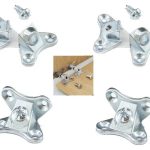 Soporte Escuadra Mecano Metálica Zinc Muebles Armables 4un