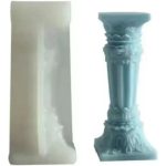 Molde Silicona Velas Y Jabón Columna Romana Modelo 02