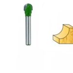 Fresa Madera Redonda Toma 6 Mm X 10 Mm