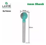 Fresa Madera Redonda Bola Toma 6mm X 14mm - Imagen 2