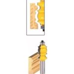 Fresa Madera Moldura Zócalo Marcos Vástago  1/2  No 5