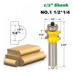 Fresa Madera Rodón Copiadora Toma 1/2 Set 5pcs - Imagen 3