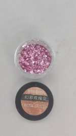 Glitter Oro Rosa Para Resina Uñas Llaveros Aros Pigmento - Imagen 4