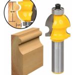 Fresa Madera Moldura Zócalos Vástago  1/2  X 1x15/16