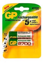 Pila Aa Gp Recargable 1.2v 2700 Mah Hi-power Nimh Battery - Imagen 2