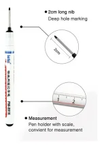 Lápiz Carpintero Profecional Terreno 2cm Largo De La Punta - Imagen 6