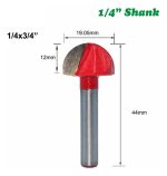 Fresa Madera Media Caña Vástago 1/4 X 3/4 1pcs - Imagen 2