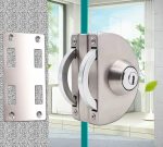 Cerradura Puerta Vidrio De 8 A 12mmde Llave Pestillo A Muro - Imagen 2