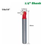 Fresa Madera Media Caña Vástago 1/4 X 1/4 1pcs - Imagen 2