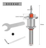 Broca Avellanado Con Tope Y Regulador Altura Brc 4mm 8 Ave - Imagen 2