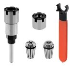 Extensión Router Toma  1/4  Para Fresa 3mm A 6.5mm