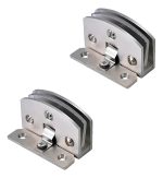 Bisagra Para Puerta Vidrio 5 - 8mm 1 Par Muebles - Imagen 4