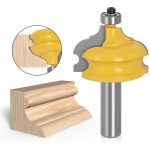 Fresa Madera Moldura Zócalo Marcos Vástago  1/2  Clásica