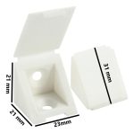 Soporte Escuadra Triangular Plastica Pack 100u - Imagen 2