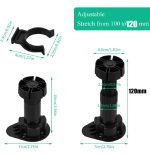 Pata Regulable Mueble Cocina 100 Pcs De 10-12cm Para Zócalo - Imagen 2