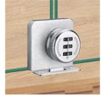 Cerradura Puerta Vidrio Mueble Doble De 3 A 8mm Con Clave - Imagen 4