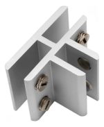 Separador Soporte Para Vidrio O Acrilico 8mm En 2 Vias H 4u - Imagen 5