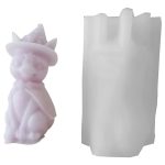Molde Silicona Velas Y Jabón Gato Hechicero