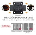 Cerradura Para Puerta Sobrepuesta Con Clave - Imagen 4