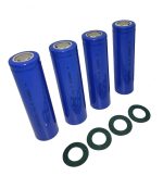 Celdas Li-ion 18650 ( 4un) 3.7v A 4.2v Max 1.2ah Sin Placa - Imagen 2