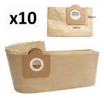 Karcher 10 Bolsa Para Nt20/25/30 Mv3 Wd3 Wd3200 Wd3300 A2204 - Imagen 2