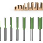 Fresa Madera Recta Vástago 1/4 7unidades Dif Medidas