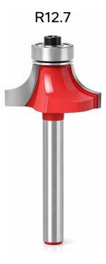 Fresa Madera Cuarto Rodón Vástago 1/4 X R12.7 - Imagen 2