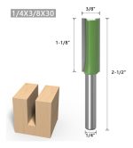 Fresa Madera Recta Vástago 1/4 7unidades Dif Medidas - Imagen 6