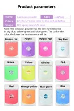 Pigmento Polvo Resina Uv 12 Colores Fluorescente 10g C/u - Imagen 3