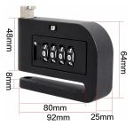 Candado Freno De Disco Con Clave Para Moto O Bicicleta Inox - Imagen 3