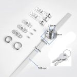 Cerradura Chapa Lateral Kardex Cajonera 1pcs P/3cajon 50cm - Imagen 6