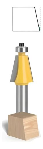 Fresa Madera Copiadora Angulo 11.25 Grados Toma  1/2