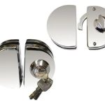 Cerradura Puerta Vidrio De 8 A 12mm De Vidrio A Vidrio S/key