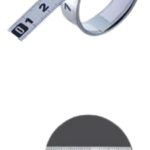 Cinta Métrica Adhesiva Metálica Izq Cero Der Largo 4 Mt