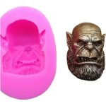 Molde Silicona Velas Y Jabón Ogro Orco