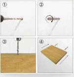 Soporte Oculto Repisa Flotante 7cm 20 Piezas Acero Galb - Imagen 3