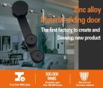 Corredera Puerta Shower Vidrio 8 A 12m Kit 1 Puerta Cromado - Imagen 5