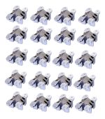 Bisagra Invisible Oculta Para Puerta 45mm Cromo Satín 20 Pcs