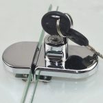 Cerradura Puerta Vidrio Mueble De 4 A 8mm Vidrio A Vidrio - Imagen 2