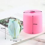 Molde Silicona Velas Y Jabón Tulipán S - Imagen 2