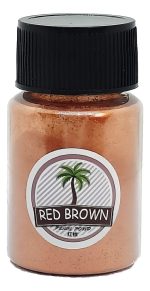 Pigmento En Polvo Cafe Rojizo Para Resina 20ml Efecto Marmol