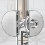 Cerradura Puerta Vidrio De 8 A 12mm De Vidrio A Vidrio S/key - Imagen 2
