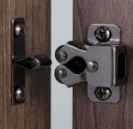 Retenedor Sujetador Cangrejo Puerta Mueble Bronce 20 Un - Imagen 2