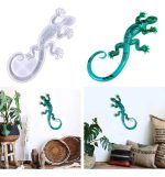 Molde Silicona Resina Uv Jabon Adorno Lagartija - Imagen 3