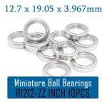 Rodamiento R1212zz 12,7x19,05x3.967mm 2un - Imagen 2