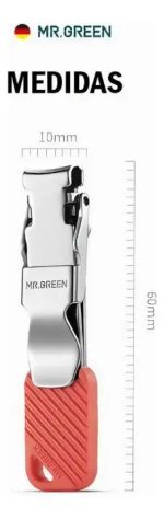Cortaúñas Mr. Green Acero Inoxidable Mediano Mr-1600 - Imagen 2