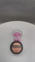 Glitter Oro Rosa Para Resina Uñas Llaveros Aros Pigmento