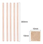 Madera De Balsa 300 X 10 X 10mm 5un - Imagen 2